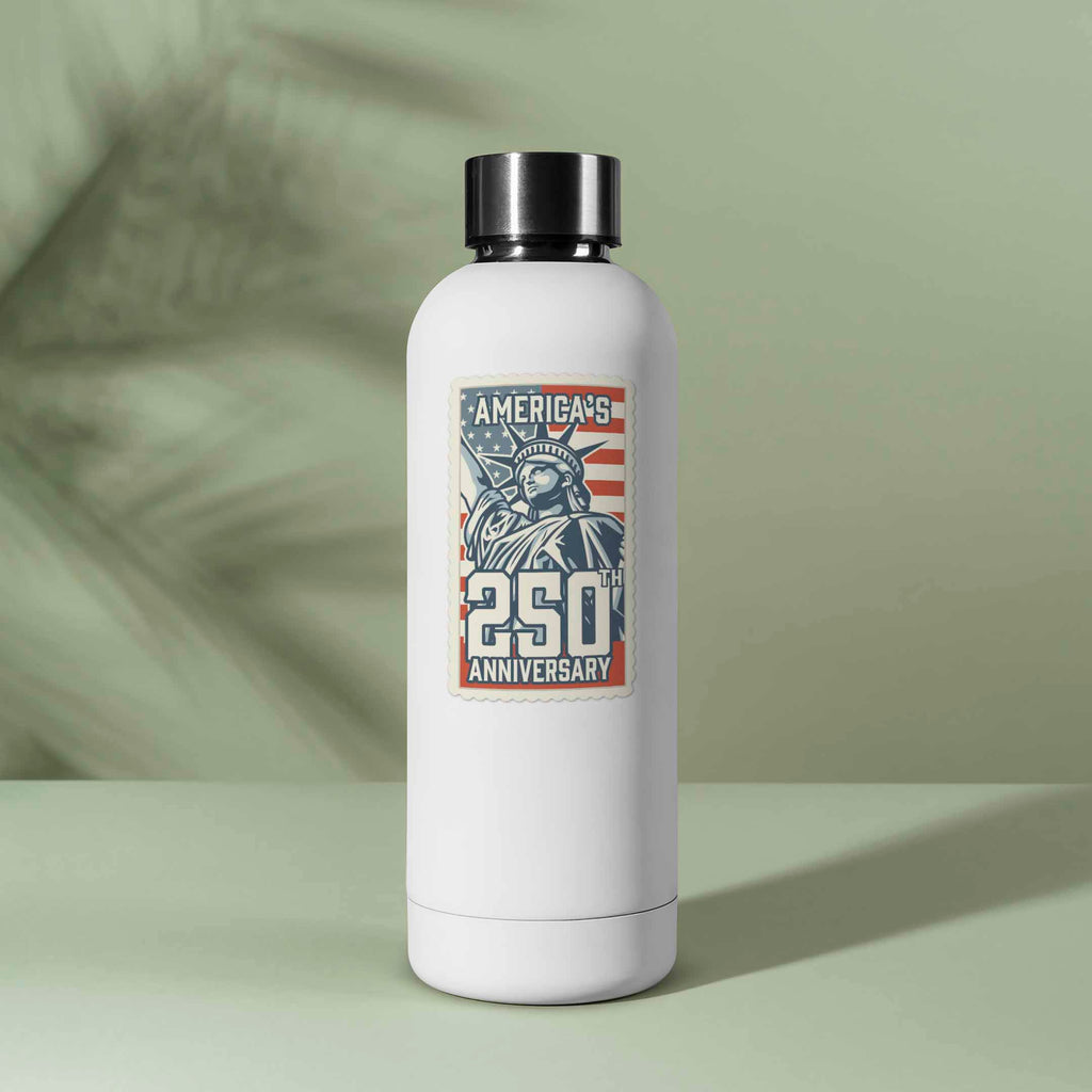 America's 250th Anniversary Stamp Sticker - Cool Patriotic USA Decal