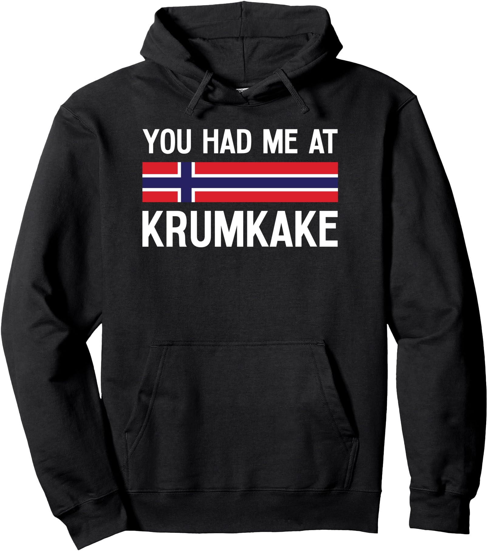 Funny Norwegian Flag Christmas Cookie You Had Me At Krumkake Pullover Hoodie