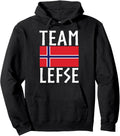 Team Lefse Norwegian Christmas Lefse Making Pullover Hoodie
