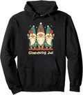 Danish Christmas Gnomes Glaedelig Jul Pullover Hoodie