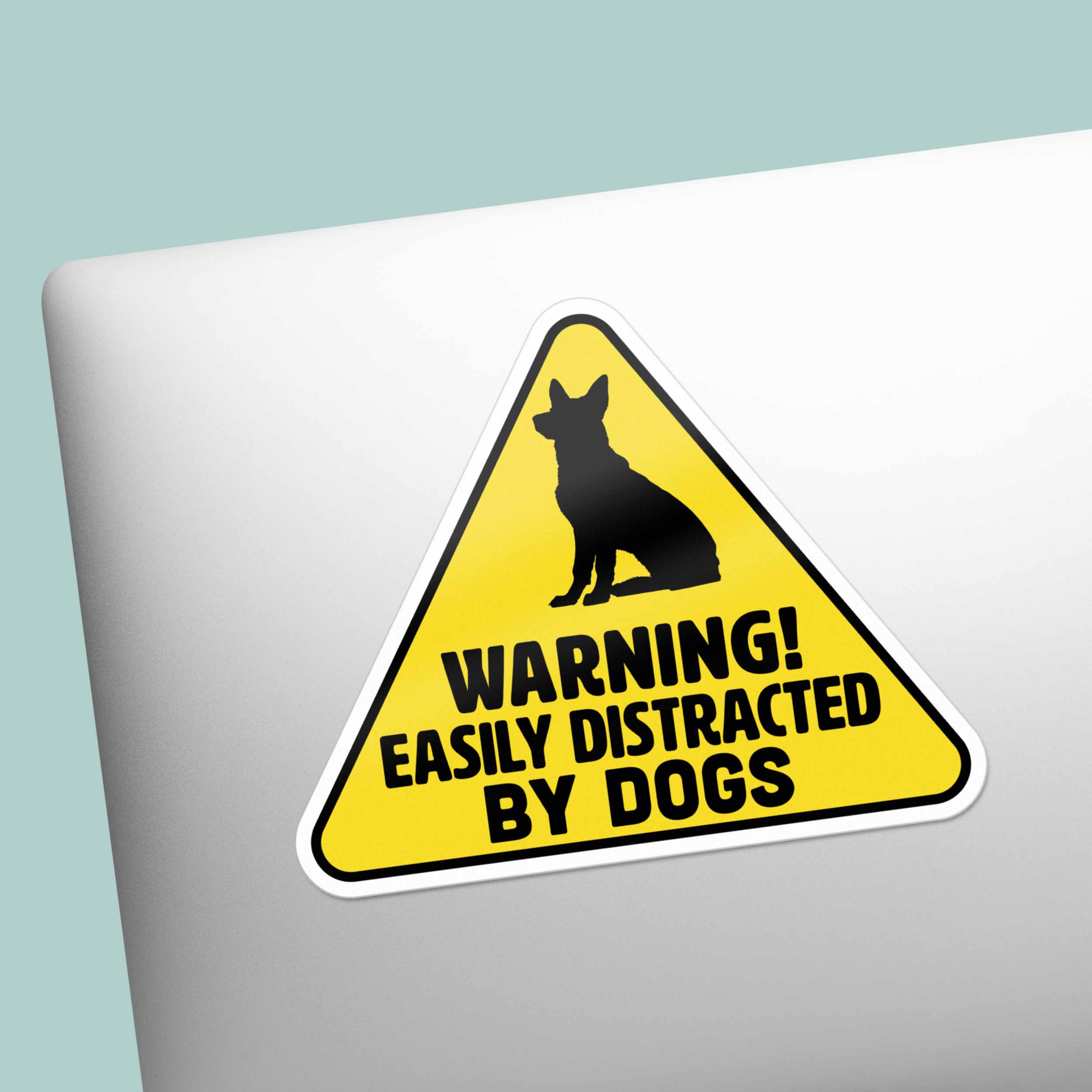 Easily Distracted by Dogs Sticker