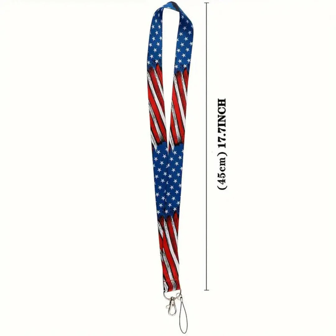 American Patriot Lanyard - Stars and Stripes Design