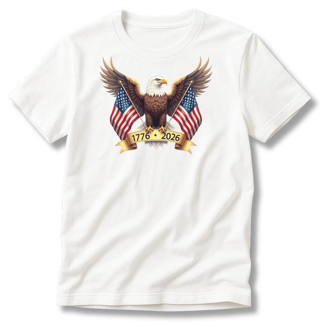 America’s 250th Anniversary “Wings of Freedom” T-Shirt – 1776–2026 Edition