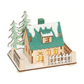 Scandinavian Lighted Lodge