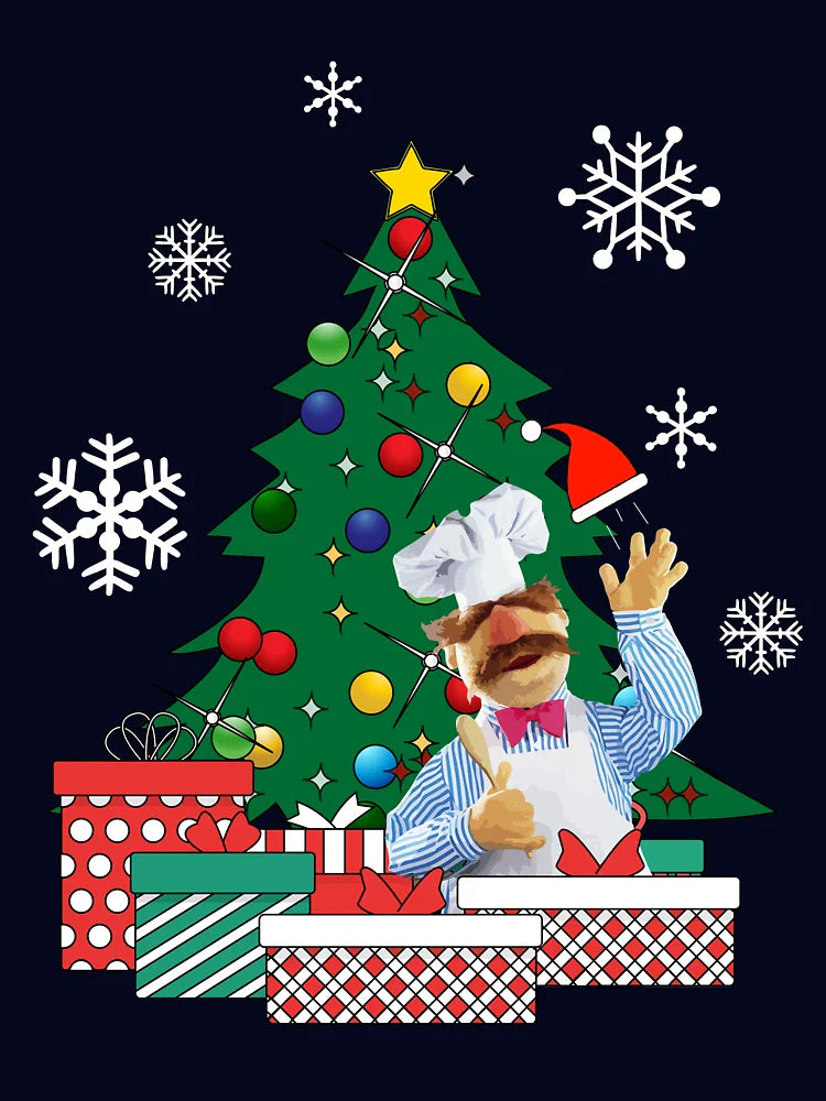 Swedish Chef Around The Christmas Tree Muppets
