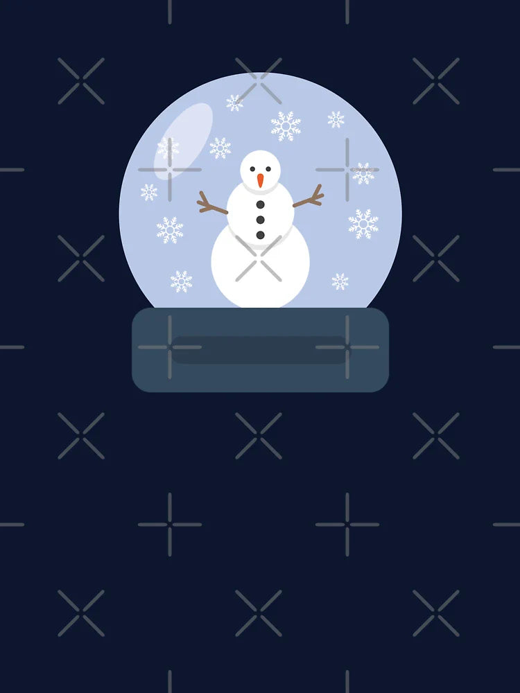 Snow globe with snowman
